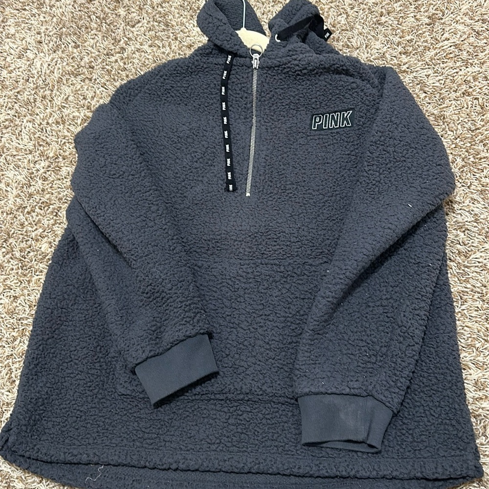 Pink Sherpa with Hood